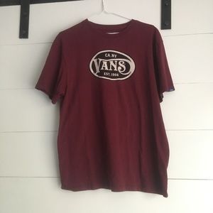 AUTHENTIC VANS MAROON SHIRT